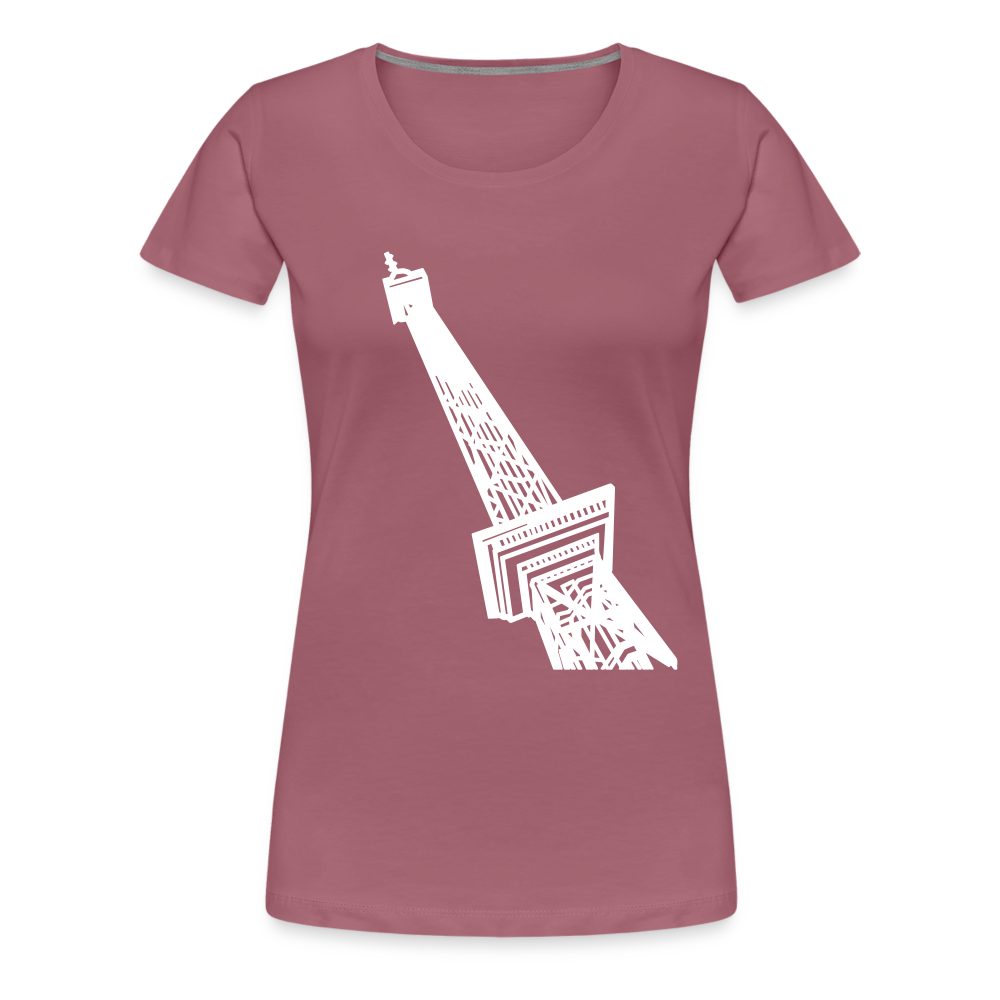 Der Funkturm - Frauen Premium T-Shirt - Malve