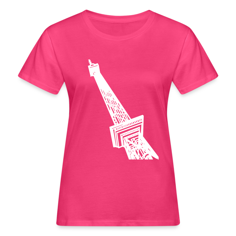 Der Funkturm - Frauen Bio T-Shirt - Neon Pink