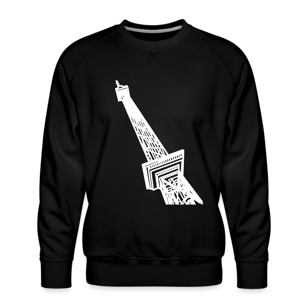 Der Funkturm - Männer Premium Sweatshirt - Schwarz
