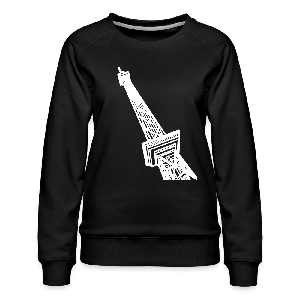 Der Funkturm - Frauen Premium Sweatshirt - Schwarz