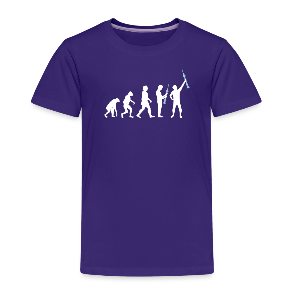Evolution - Kinder Premium T-Shirt - Lila