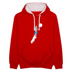 Unterwegs in Berlin - Kontrast Hoodie