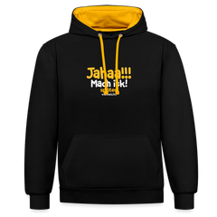 Jahaa!!! Mach ick! später! vielleicht - Kontrast Hoodie