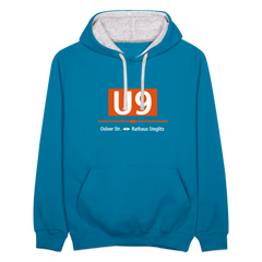 U9 - Kontrast Hoodie