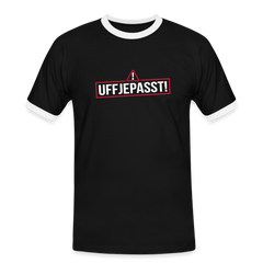 Uffjepasst! - Männer Ringer T-Shirt