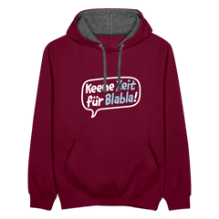 Keene Zeit für Blabla! - Kontrast Hoodie