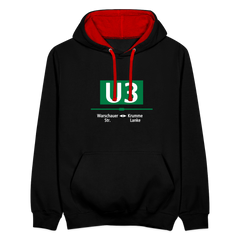 U3 - Kontrast Hoodie