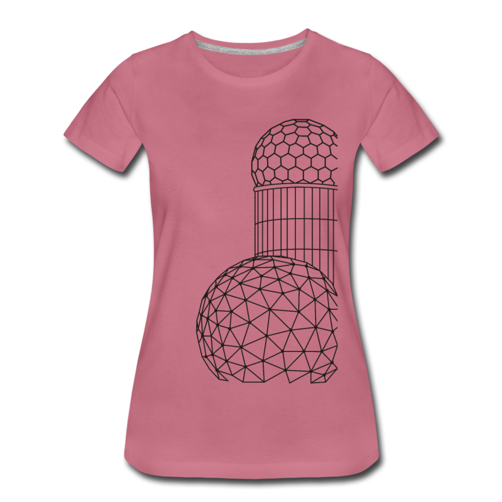 Teufelsberg Linien - Frauen Premium T-Shirt - Malve