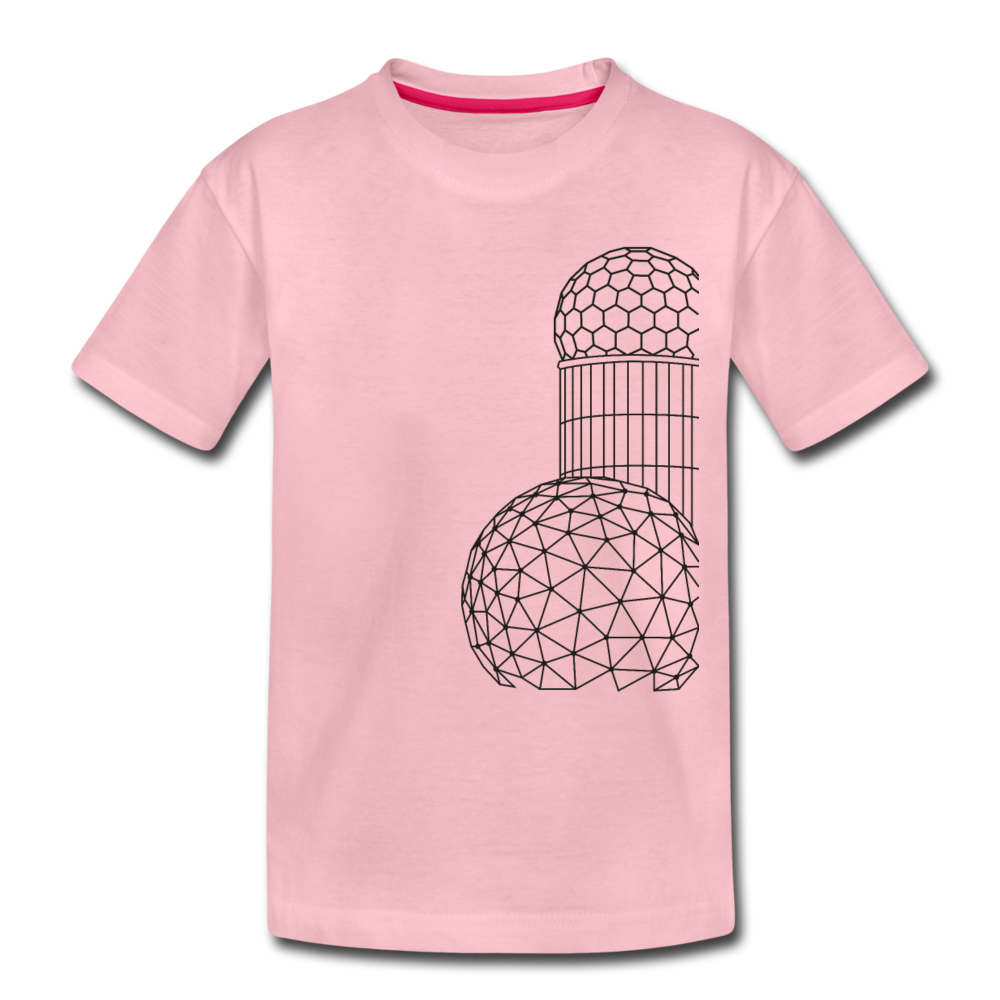 Teufelsberg Linien - Kinder Premium T-Shirt - Hellrosa