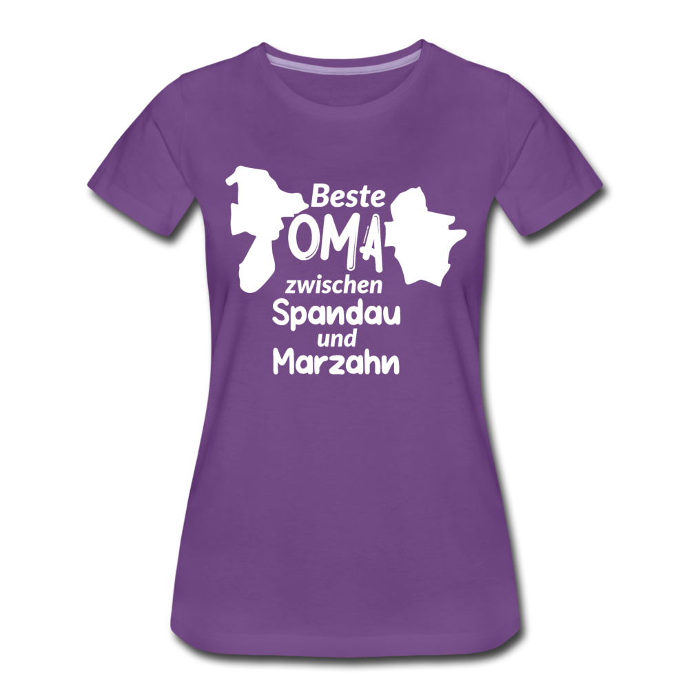Beste Oma - Frauen Premium T-Shirt - Lila