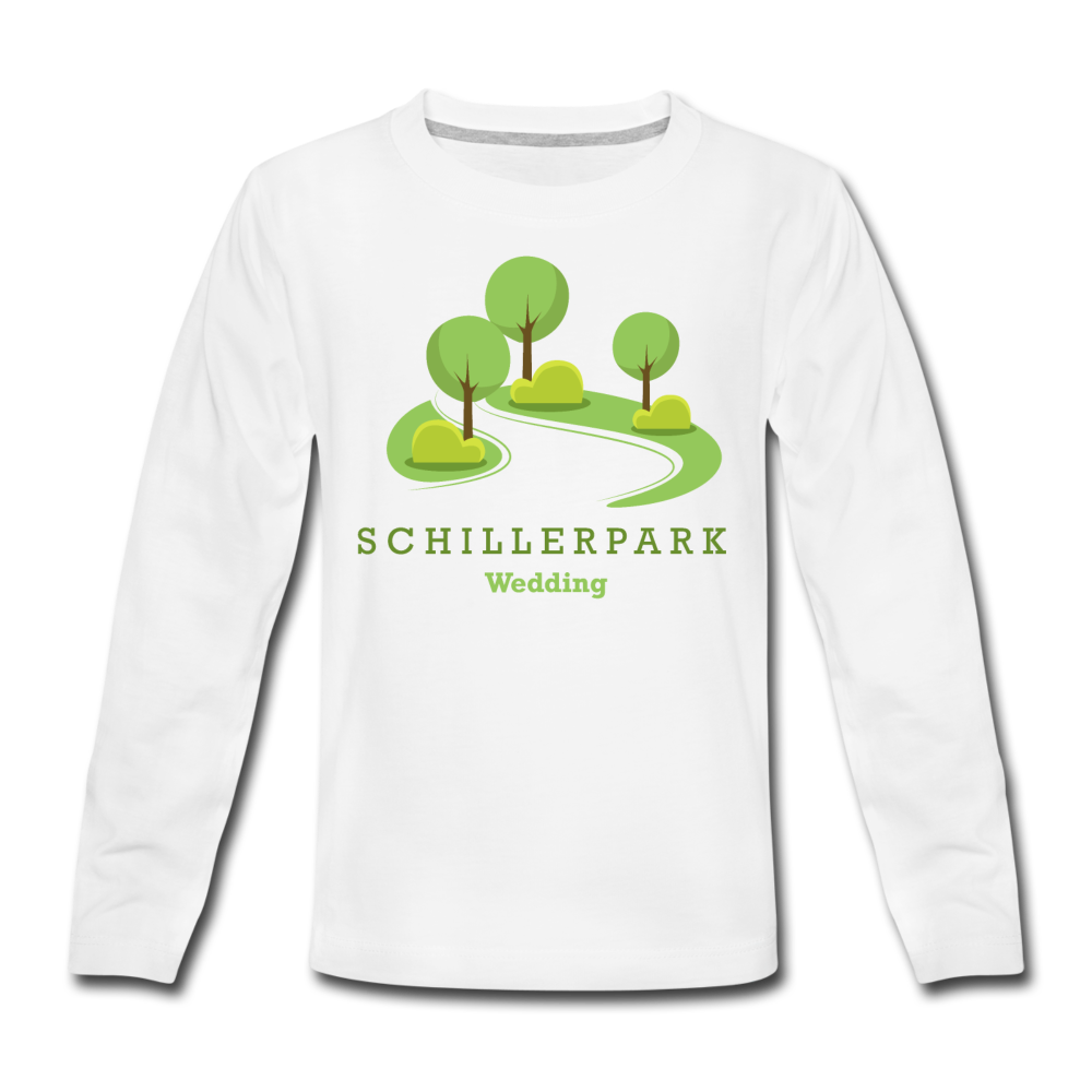 Schillerpark - Kinder Langarmshirt - Weiß