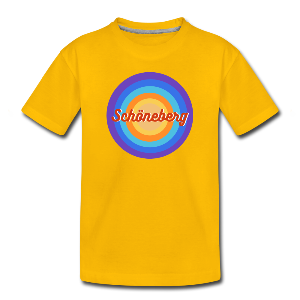 Schöneberg retro - Kinder Premium T-Shirt - Sonnengelb