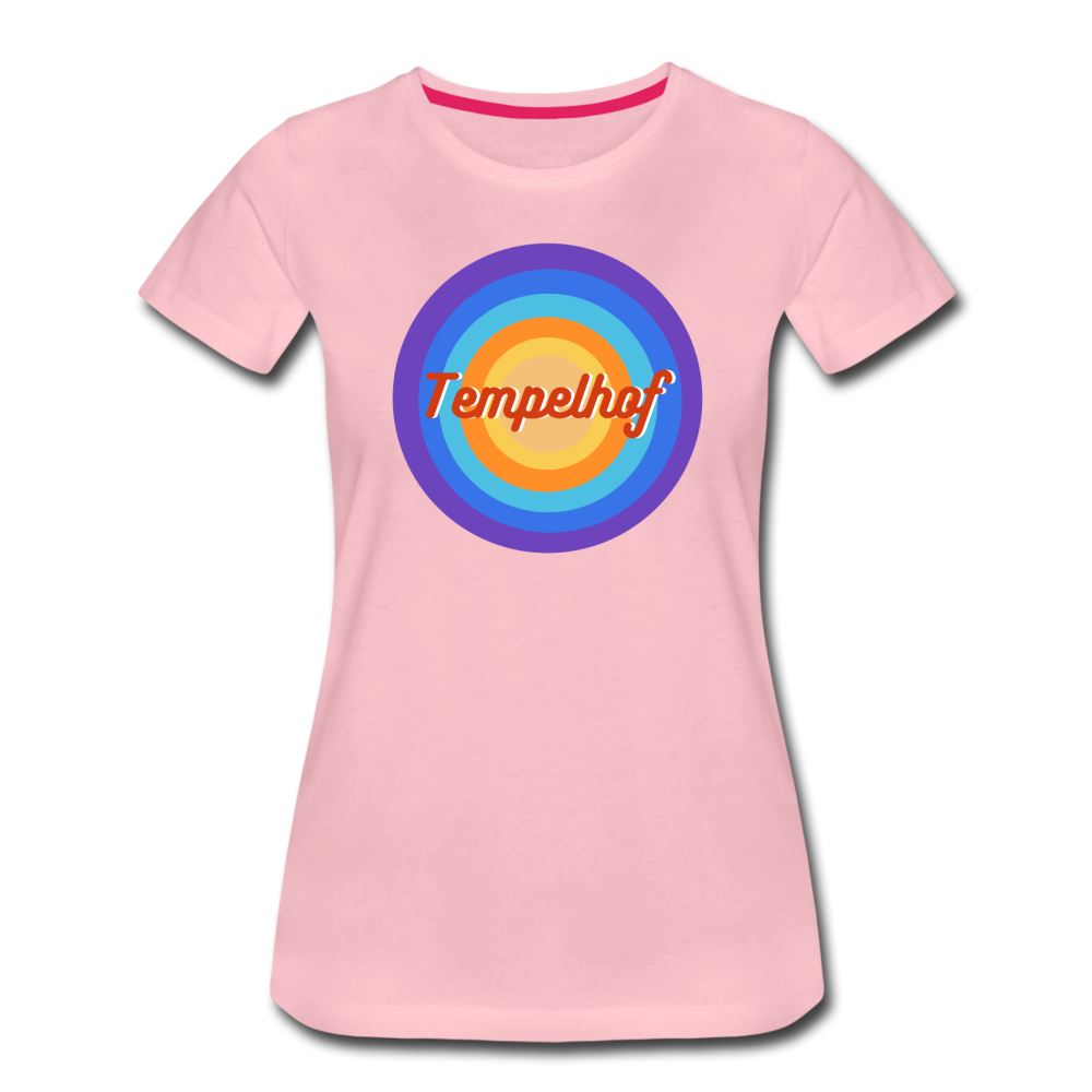 Tempelhof Retro - Frauen Premium T-Shirt - Hellrosa