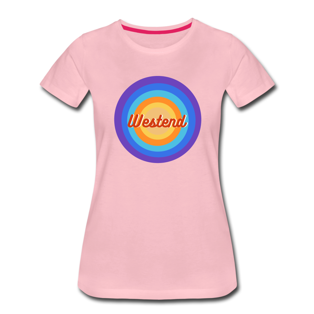 Westend Retro - Frauen Premium T-Shirt - Hellrosa