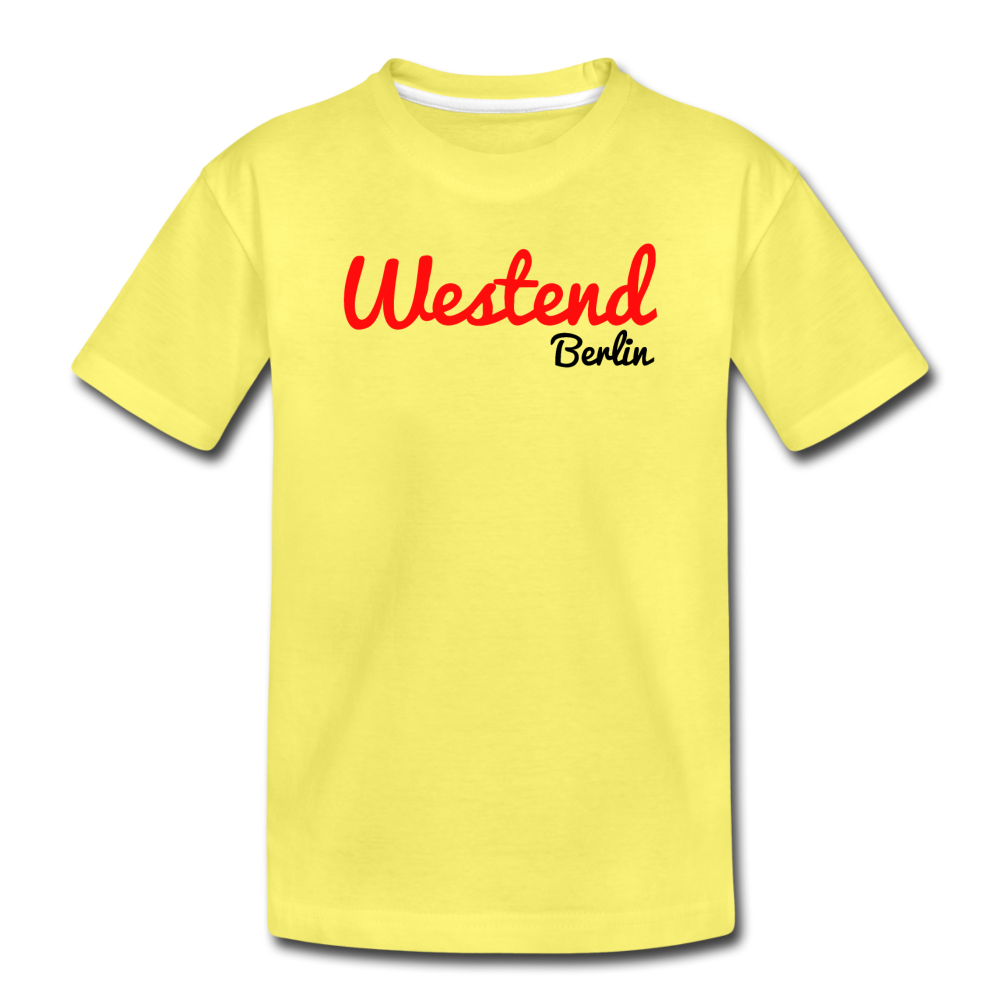 Westend Berlin - Kinder Premium T-Shirt - Gelb