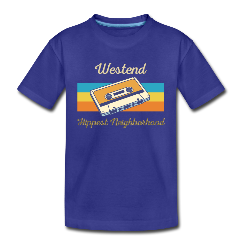 Westend Hippest Neighborhood - Kinder Premium T-Shirt - Königsblau