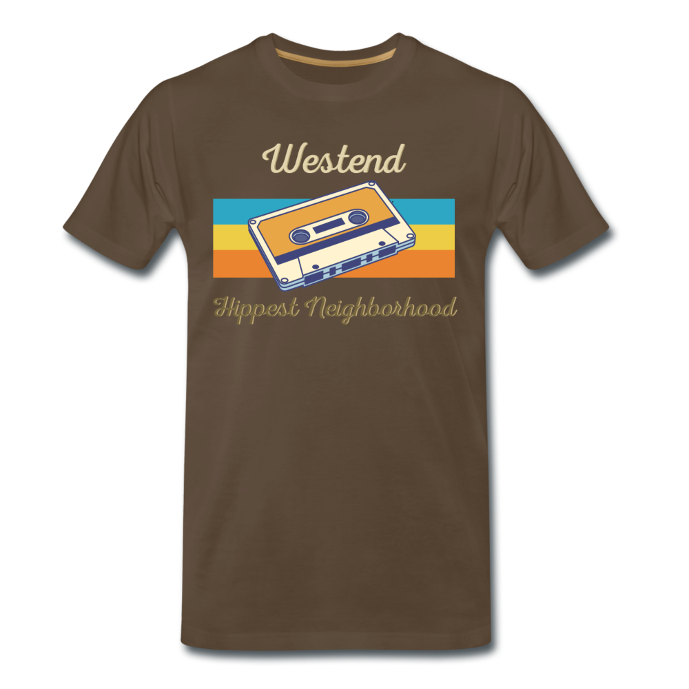 Westend Hippest Neighborhood - Männer Premium T-Shirt - Edelbraun