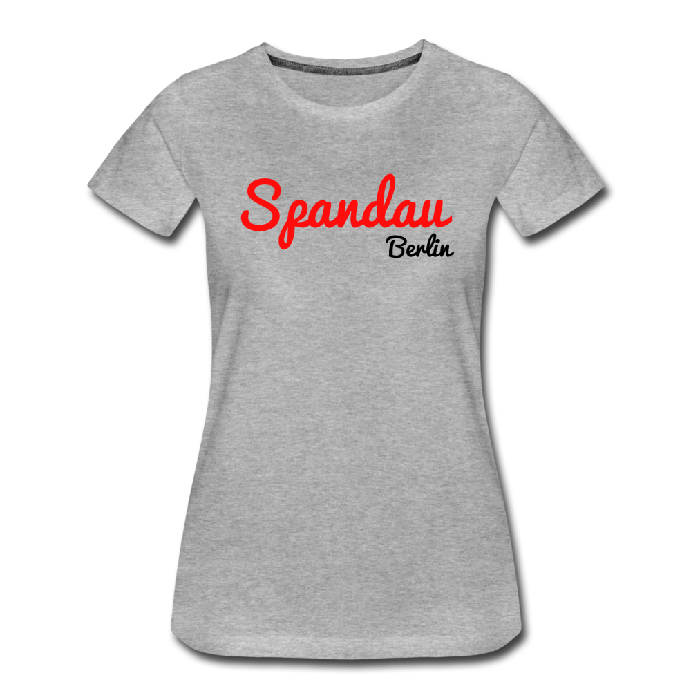 Spandau Berlin - Frauen Premium T-Shirt - Grau meliert