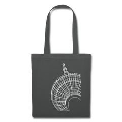 Der Turm von unten - weiß - Stoffbeutel