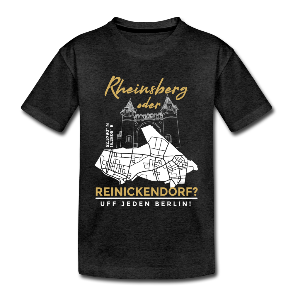 Rheinsberg Oder Reinickendorf - Kinder Premium T-Shirt - Anthrazit