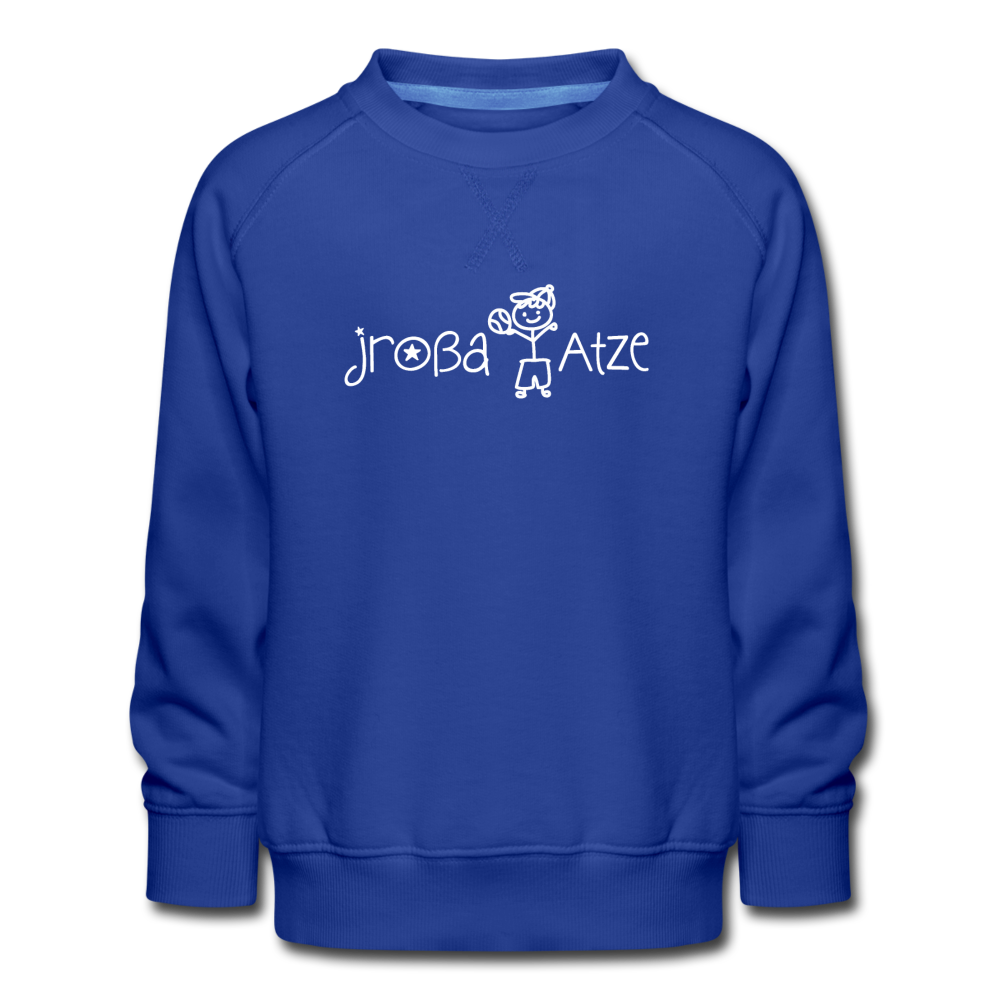 Jroßa atze - Kinder Premium Sweatshirt - Royalblau