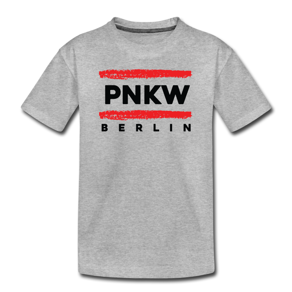 PNKW - Teenager Premium T-Shirt - Grau meliert