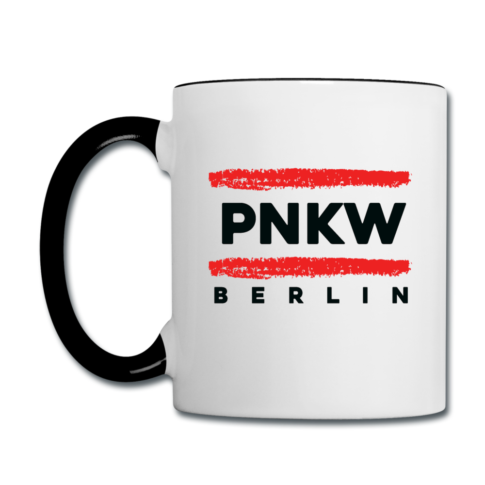 PNKW - Tasse zweifarbig - Weiß/Schwarz