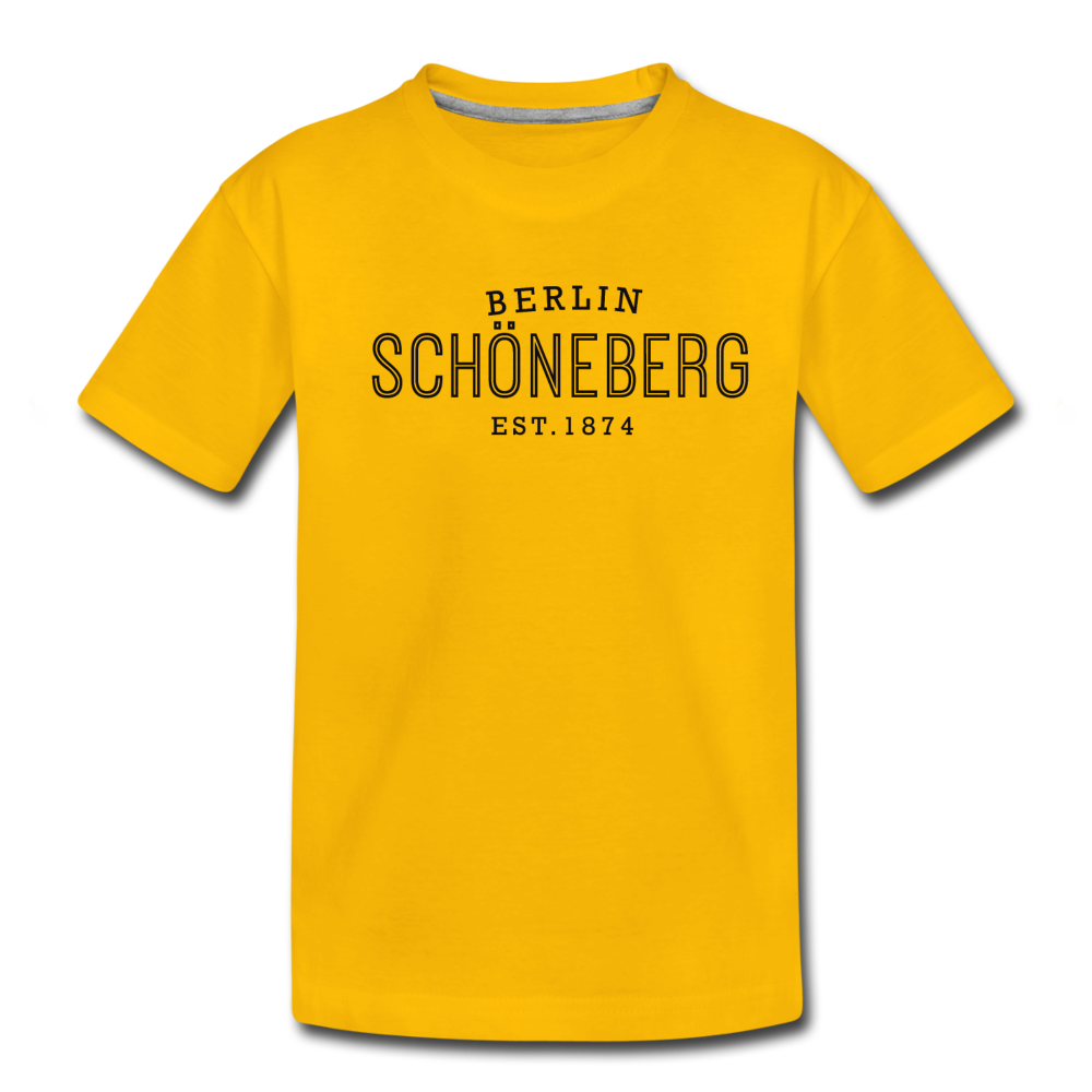 Schöneberg  - Teenager Premium T-Shirt - Sonnengelb