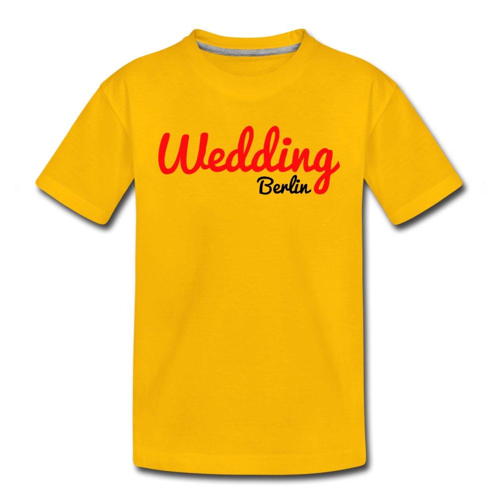 Wedding - Teenager Premium T-Shirt - Sonnengelb