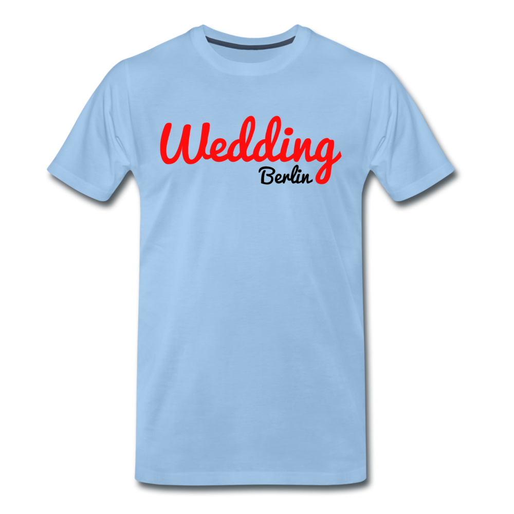 Wedding - Männer Premium T-Shirt - Sky