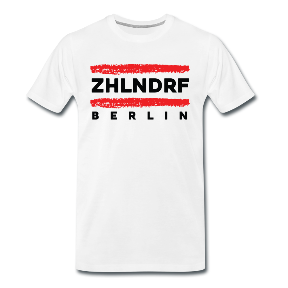 ZHLNDRF - Männer Premium T-Shirt - Weiß