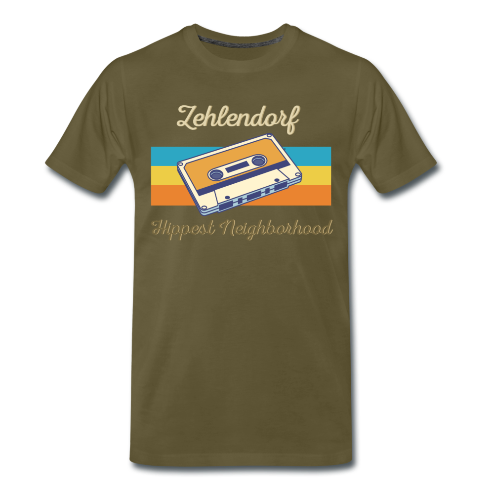 Zehlendorf Hippest Neighborhood - Männer Premium T-Shirt - Khaki