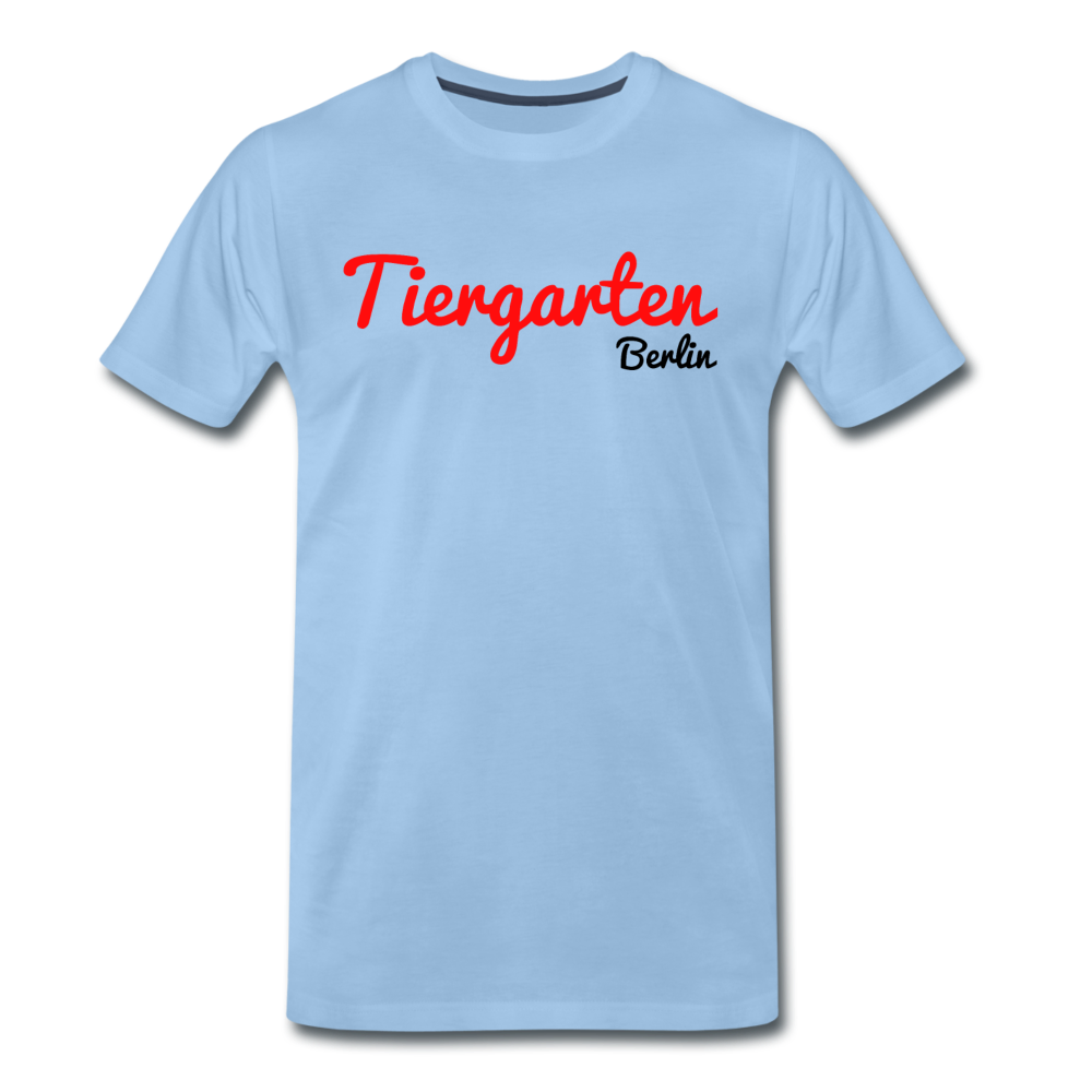 Tiergarten Berlin - Männer Premium T-Shirt - Sky