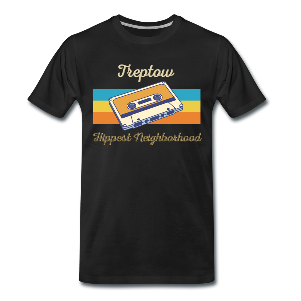 Treptow Hippest Neighborhood - Männer Premium T-Shirt - Schwarz