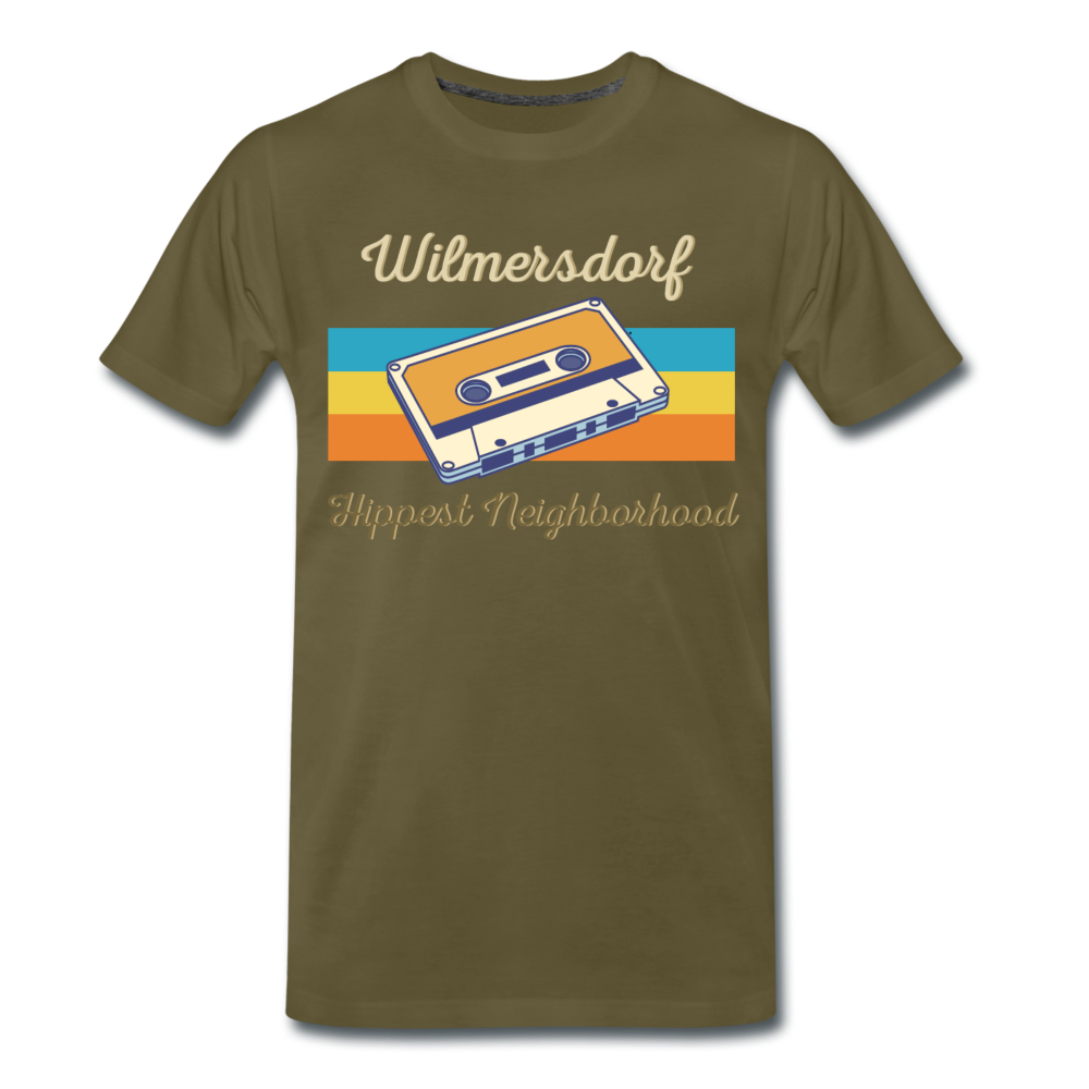 Wilmersdorf Hippest Neighborhood - Männer Premium T-Shirt - Khaki