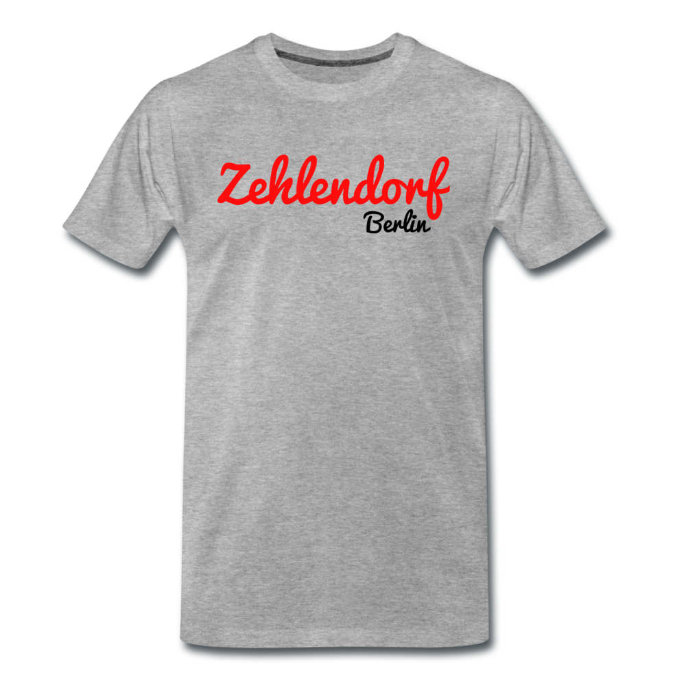 Zehlendorf Berlin - Männer Premium T-Shirt - Grau meliert