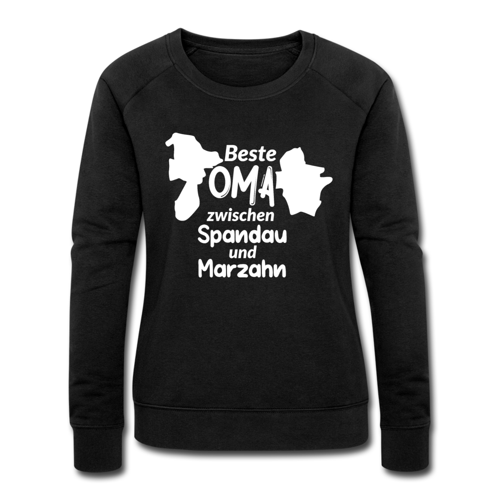 Beste Oma - Frauen Bio Sweatshirt - Schwarz