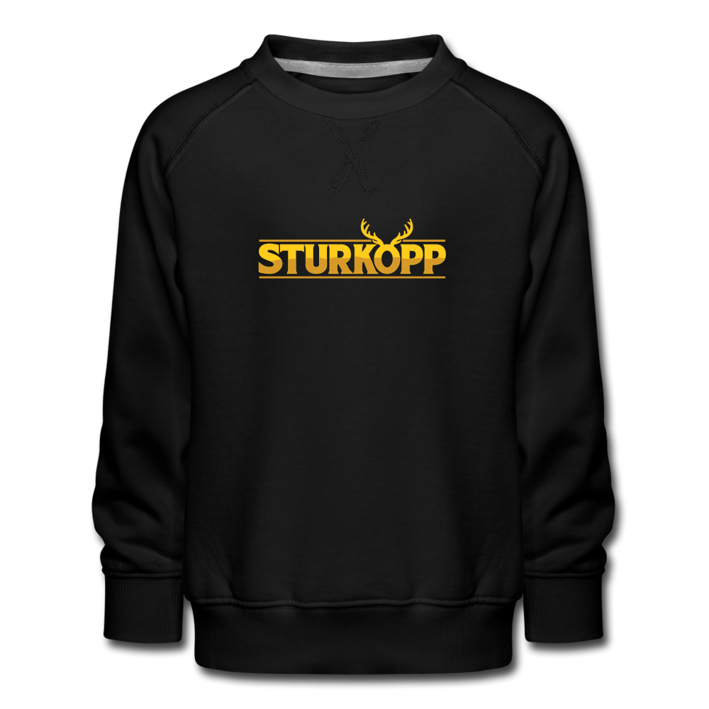 Sturkopp - Kinder Premium Sweatshirt - Schwarz