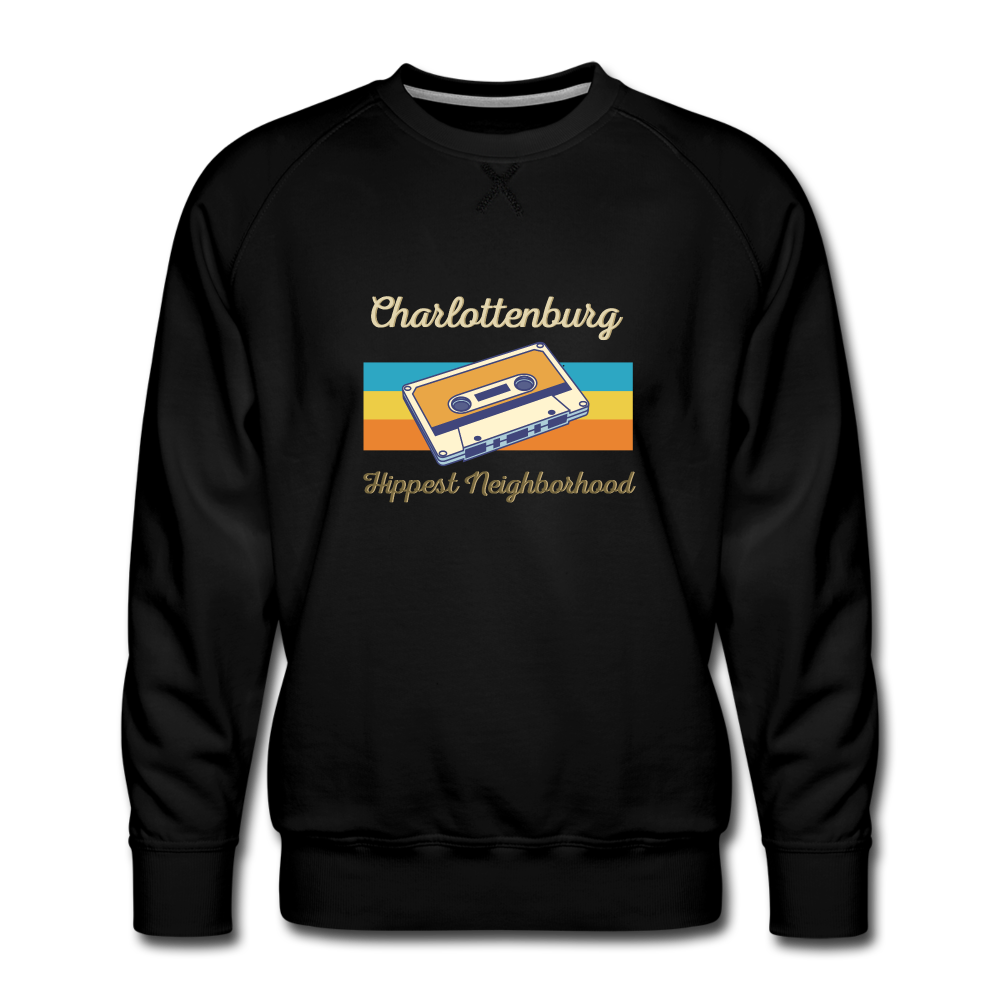 Charlottenburg Hippest Neighborhood - Männer Premium Sweatshirt - black