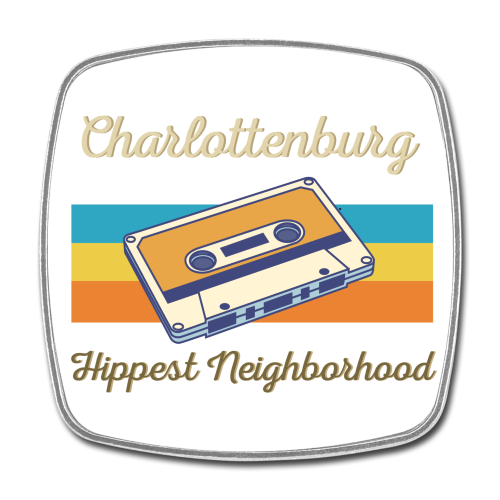 Charlottenburg Hippest Neighborhood - Kühlschrankmagnet - white