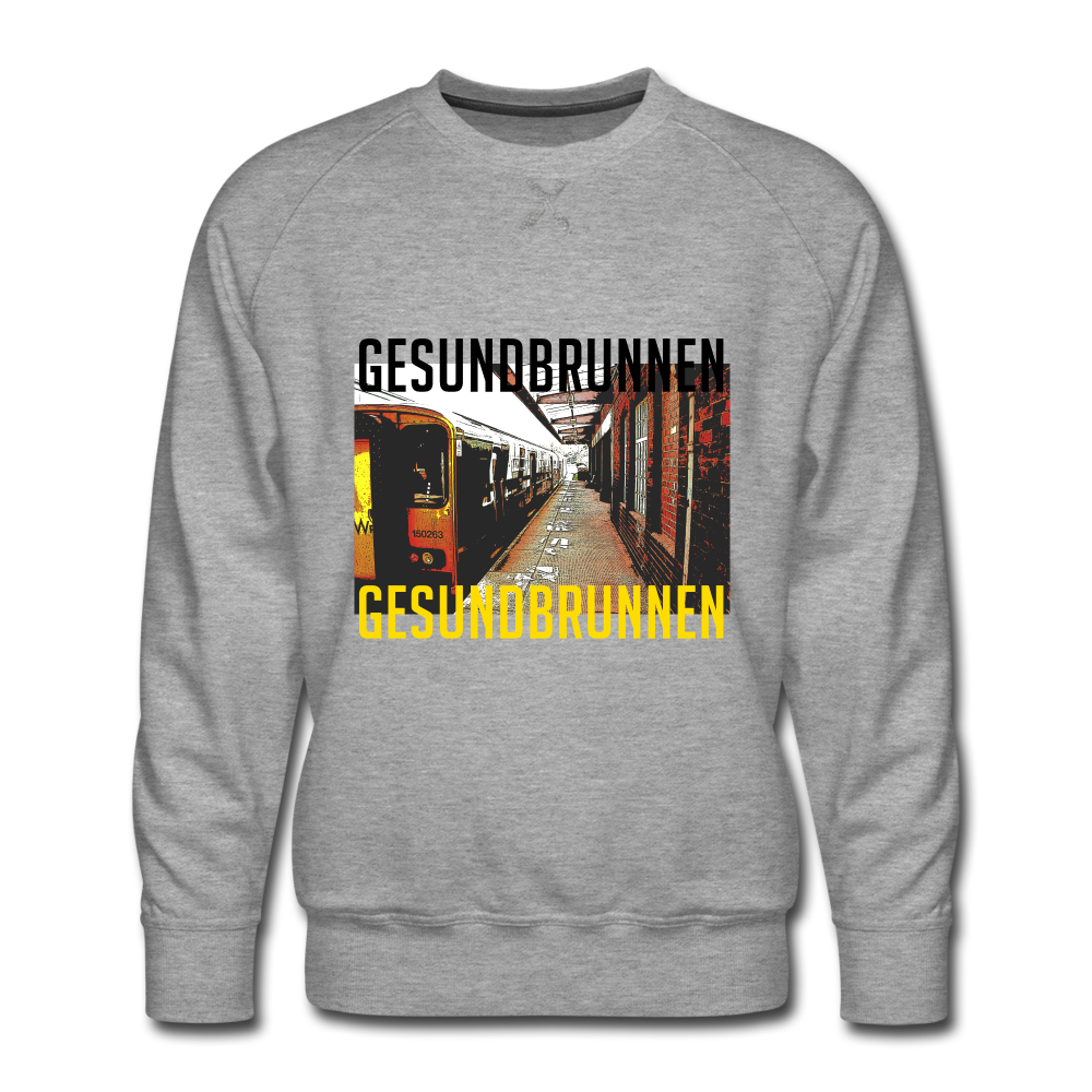 Gesundbrunnen Metro - Männer Premium Sweatshirt - heather grey
