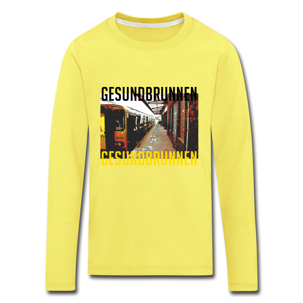 Gesundbrunnen Metro - Kinder Langarmshirt - yellow