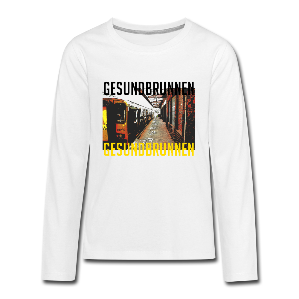 Gesundbrunnen Metro - Teenager Langarmshirt - white