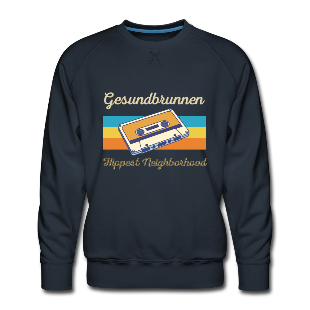 Gesundbrunnen Hippest Neighborhood - Männer Premium Sweatshirt - navy