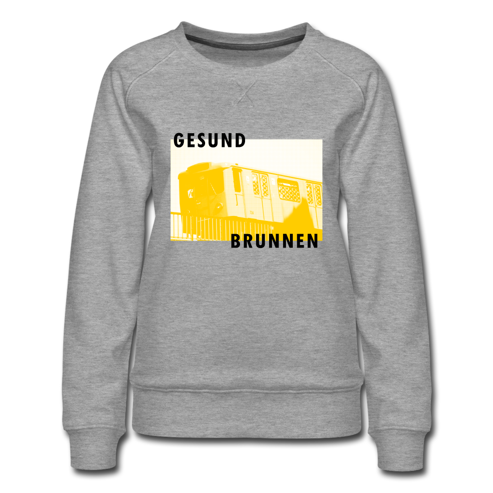 Gesundbrunnen Metro - Frauen Premium Sweatshirt - heather grey