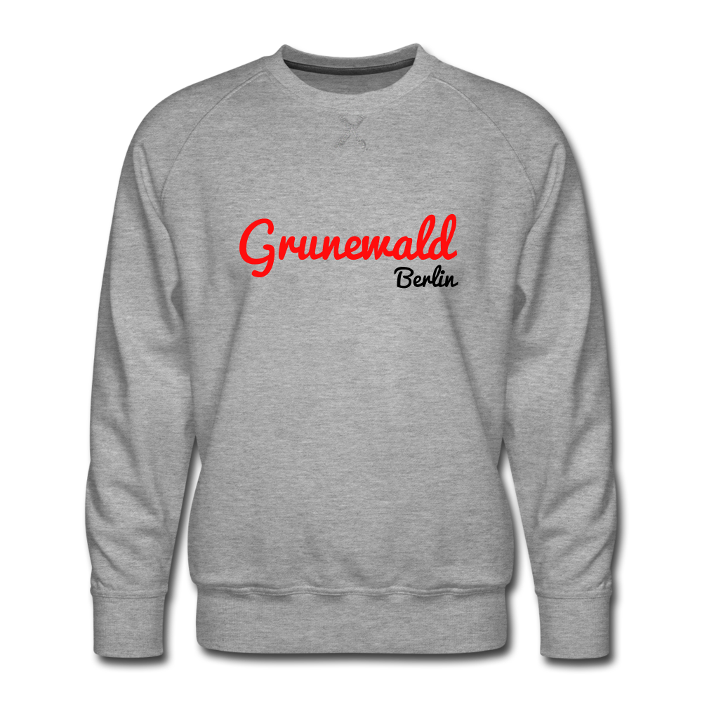 Grunewald Berlin - Männer Premium Sweatshirt - heather grey