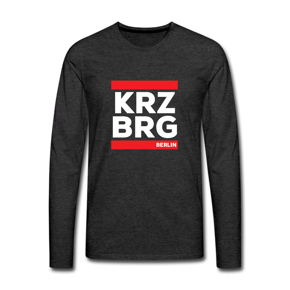 KRZBRG - Männer Premium Langamshirt - charcoal grey