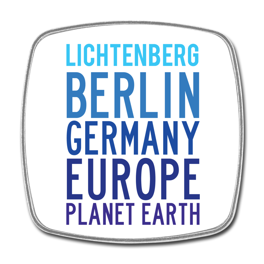 Lichtenberg Planet Earth - Kühlschrankmagnet - white