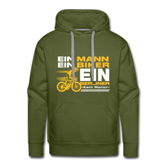 Ein Mann, Ein Biker, Ein Berliner - Männer Premium Hoodie
