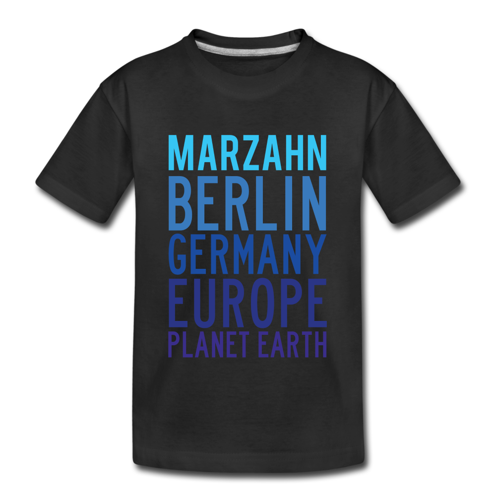 Marzahn Planet Earth - Teenager Premium T-Shirt - black